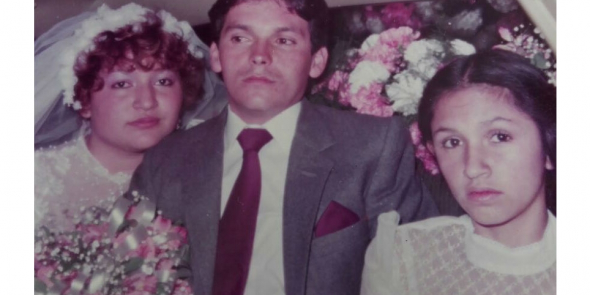 Archivo particular Libardo Durán, el día de su matrimonio.