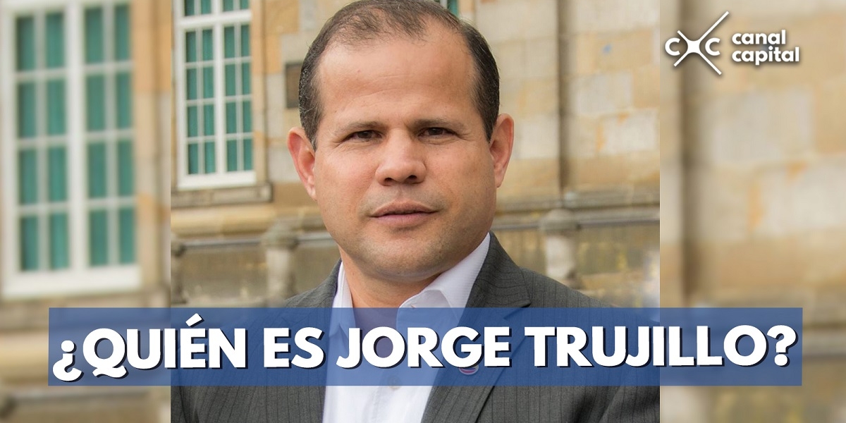 Tomado de Canal Capital. Candidato presidencial desconocido.