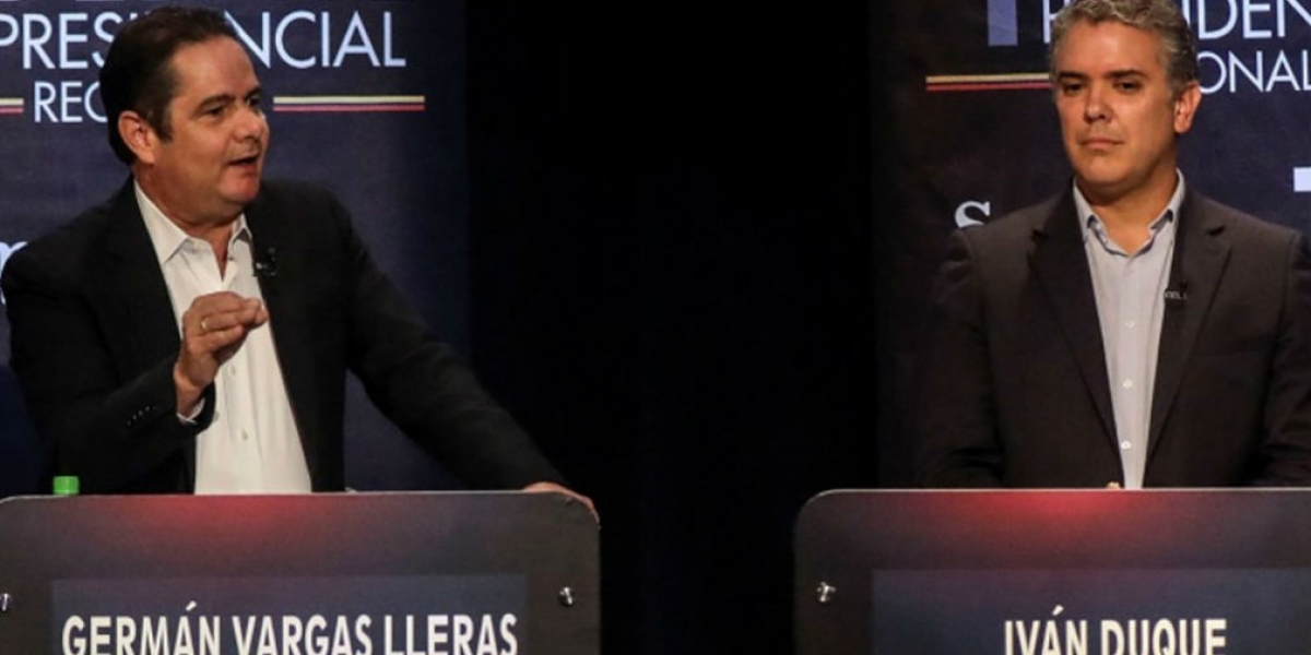 Captura de Pantalla. Germán Vargas Lleras e Iván Duque.