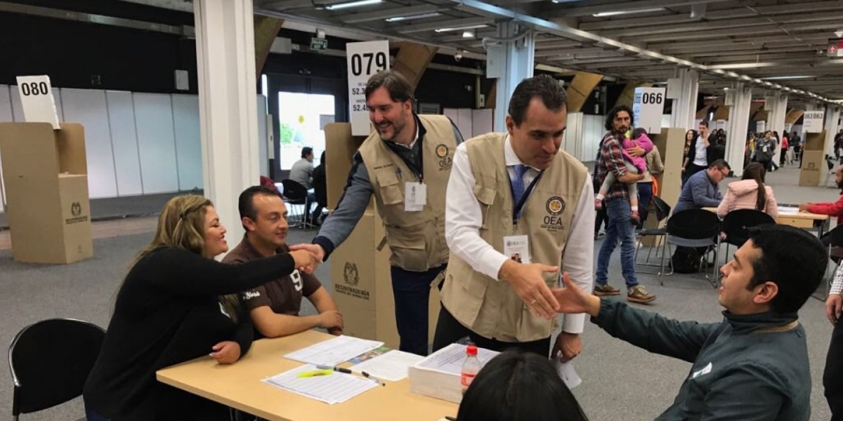 @gerardodeicaza Kevin Casas de la Misión de Veeduría Electoral de la OEA.