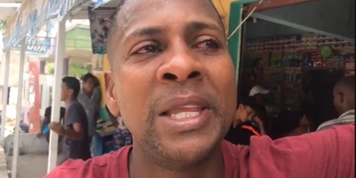 Captura de video. Samir Pérez Teherán relató en medio de lagrimas como fue el último día con su hija.