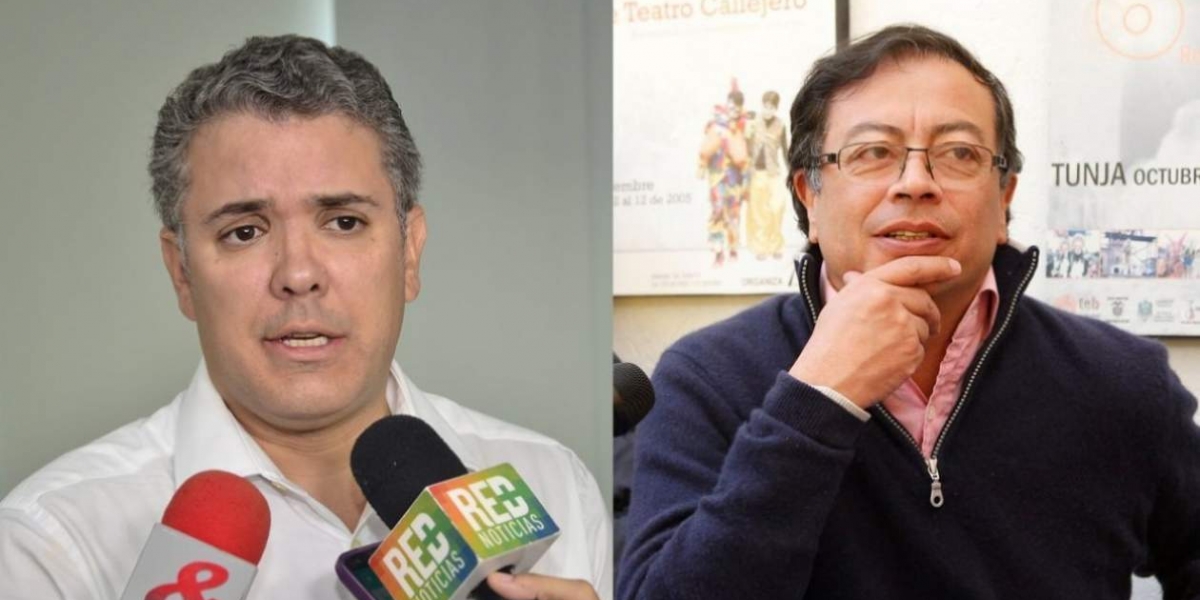 Zonacero.com Iván Duque y Gustavo Petro.