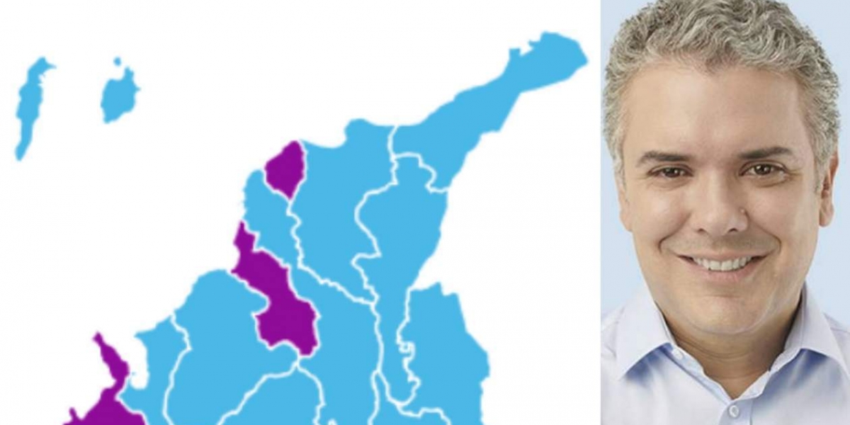 Registraduría. El nuevo Presidente de Colombia ganó en 6 de los 8 municipios de la Región Caribe e Insular.