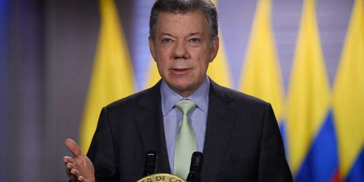 Juan Manuel Santos, presidente de Colombia.