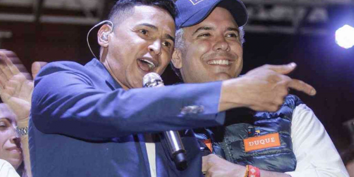 Semana. Iván Duque cantó junto a Jorge Celedón.