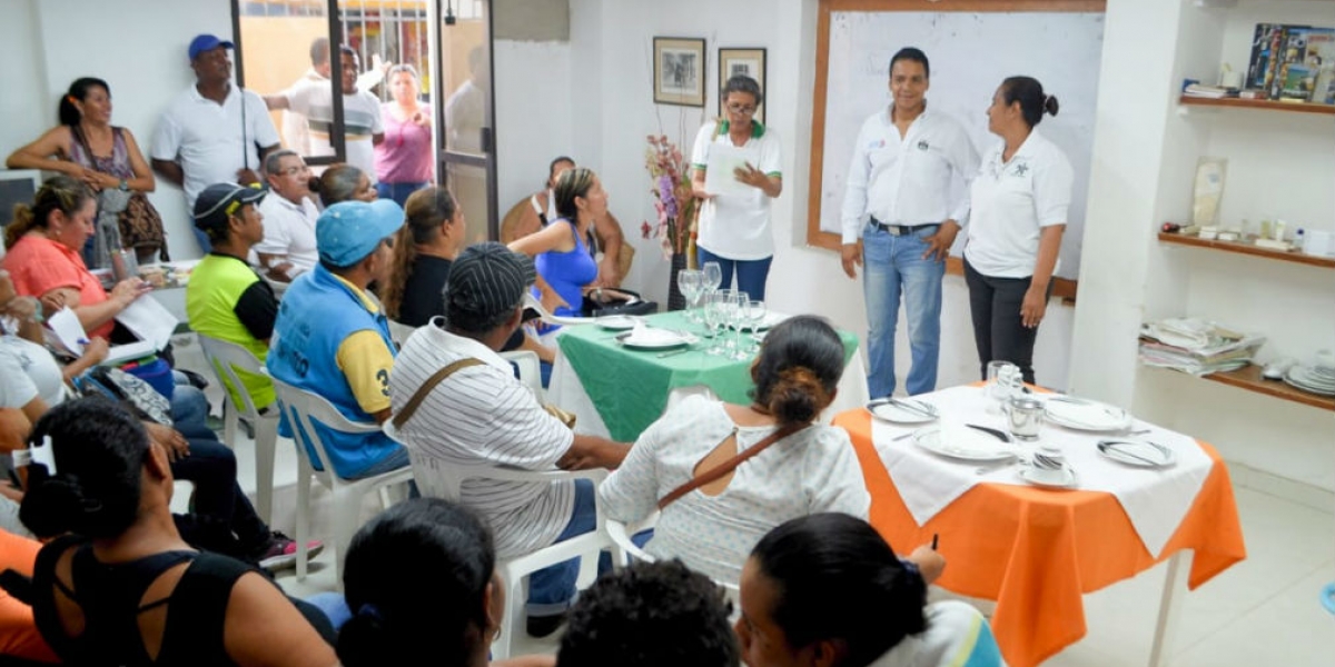 Gobernación del Magdalena Capacitaciones brindadas a personas de zonas vulnerables del departamento.