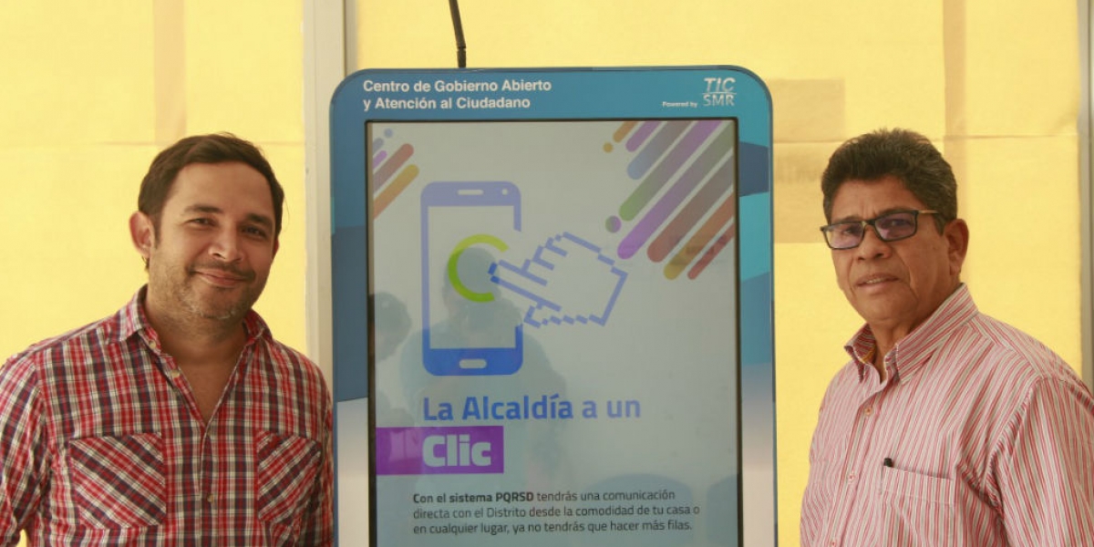 Oficina de Comunicaciones Alcaldía de santa Marta. Con esta plataforma se pueden adelantar trámites y servicios en línea o tengan una comunicación directa con el Distrito.