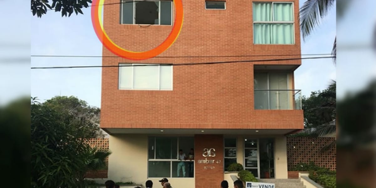 Al día. Edificio Ámbar, donde ocurrió el lugar de los hechos.