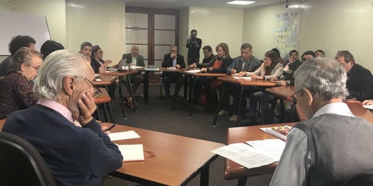 @TimoFARC Reunión de líderes de la Farc con Comisión de la Verdad.