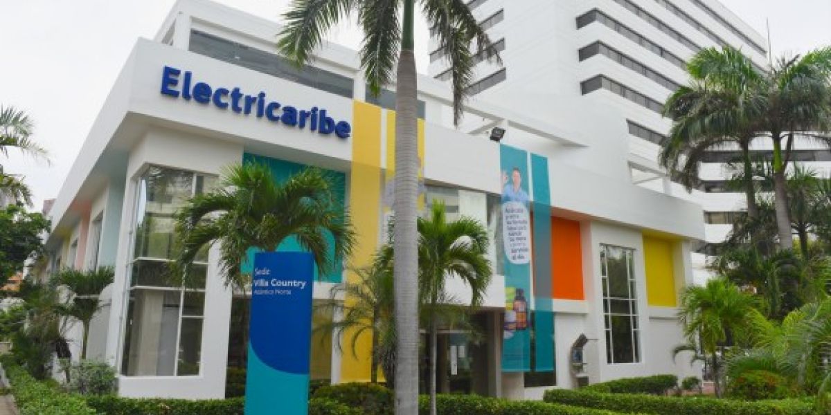 Colprensa Fachada de Electricaribe en Barranquilla.