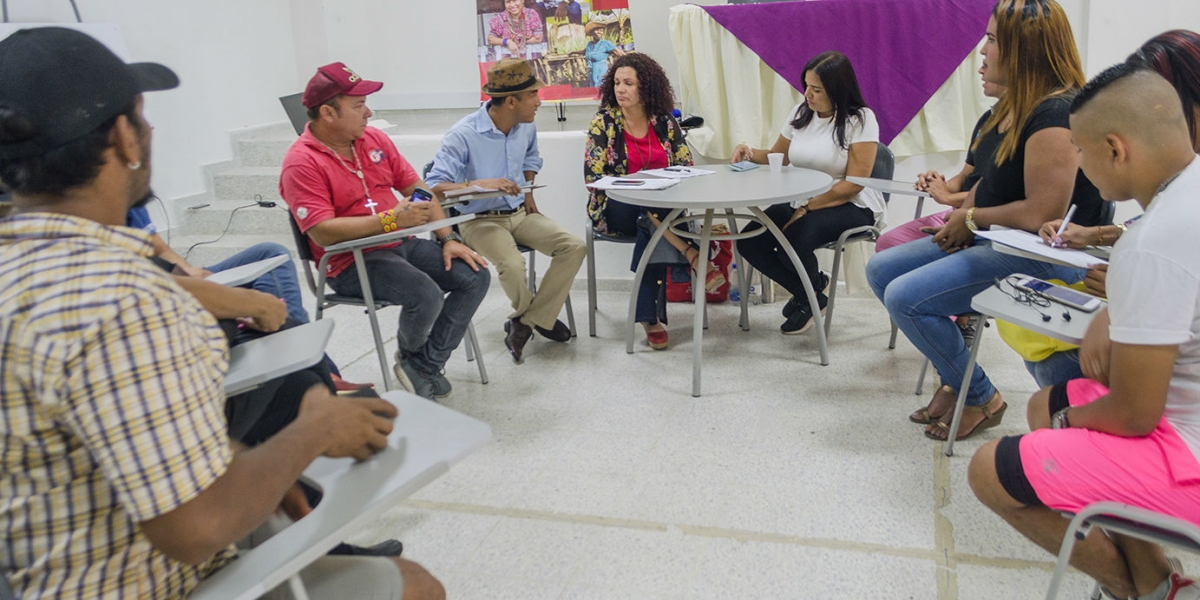 Alcaldía de Santa Marta En la mesa de trabajo participaron los líderes de la comunidad Lgtbi