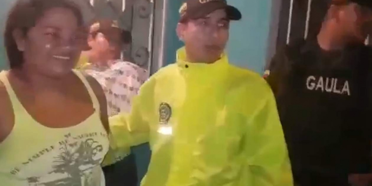Captura de pantalla Erika Coronado se mostró sonriente al momento de su captura.