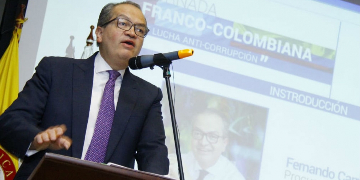 Procuraduría Fernando Carrillo Flórez, procurador General de la Nación.
