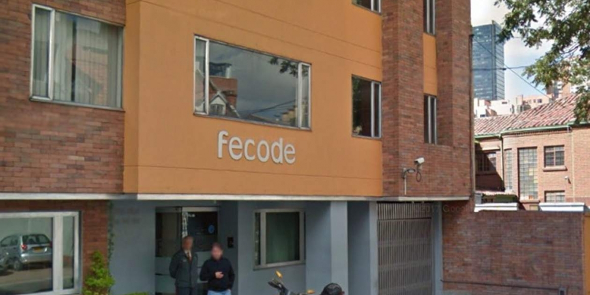 Fachada de Fecode en Bogotá.
