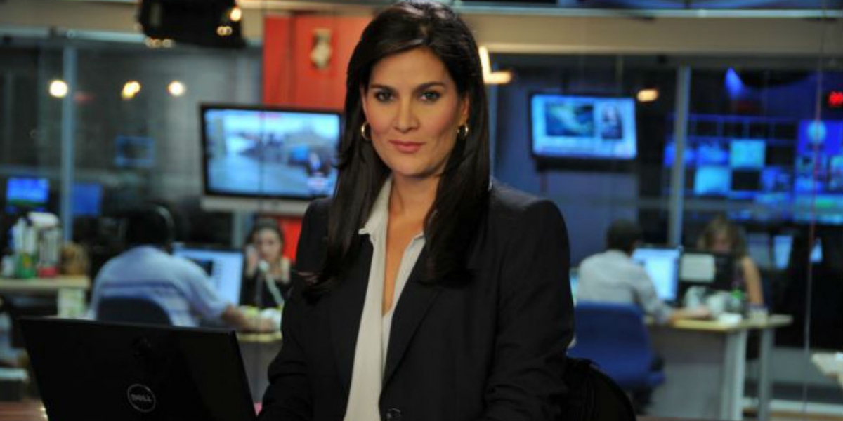 Vanessa de la Torres, presentadora. 