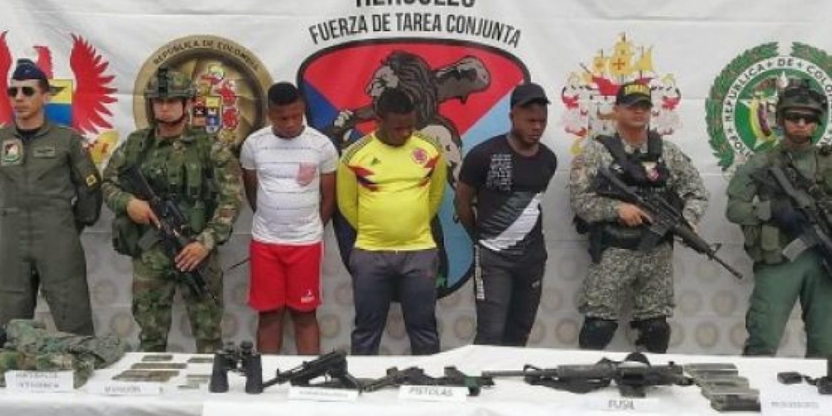 elmundo.com Tres capturados dejó el operativo conjunto entre la Policía y las Fuerzas Militares.