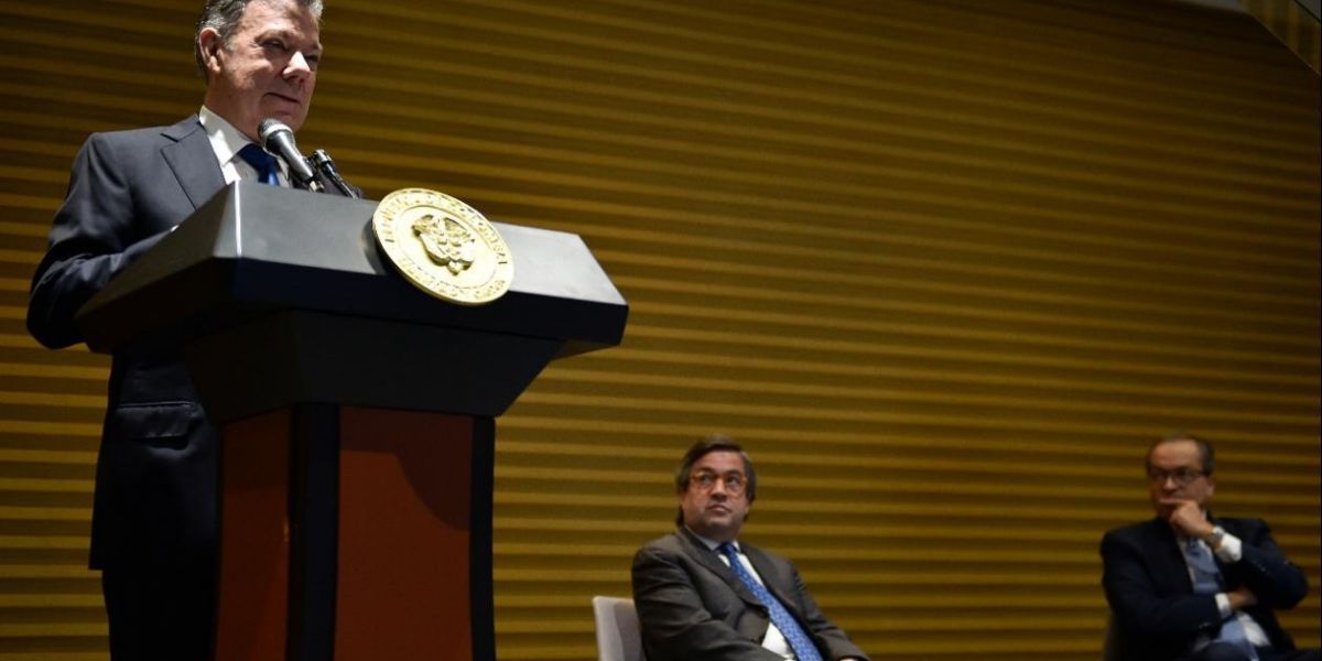 Juan Manuel Santos, presidente de Colombia.