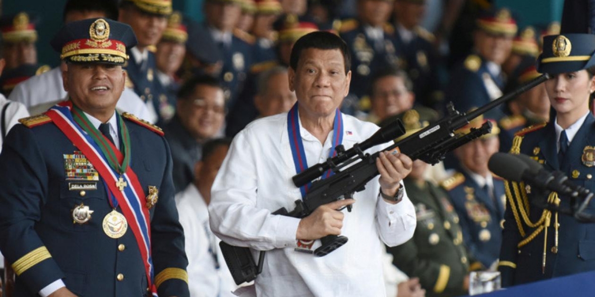 El mandatario filipino, Rodrigo Duterte. 