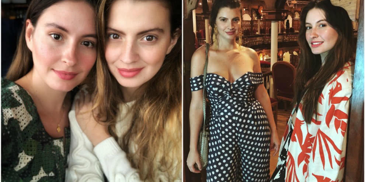 Canal RCN Taliana Vargas en compañía de su hermana Ana Laura.