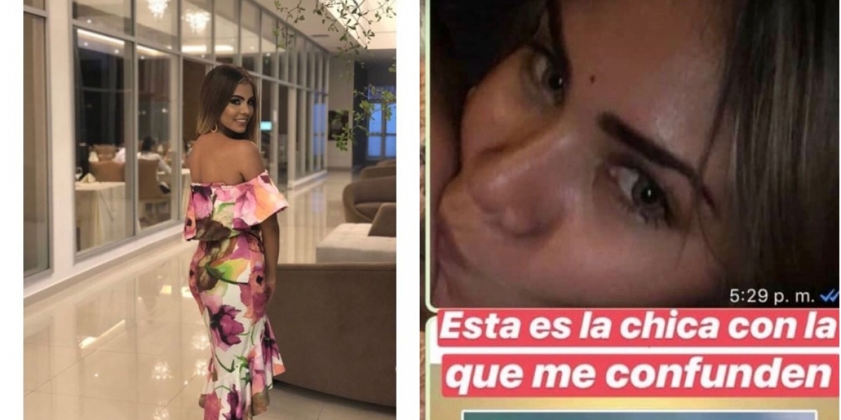 Kelly Restrepo (izquierda) y mujer con la que la confundieron (derecha)