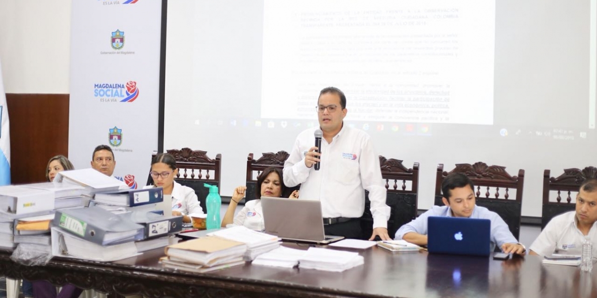 Carlos Payares, director de la oficina del PAE de la Gobernación del Magdalena.