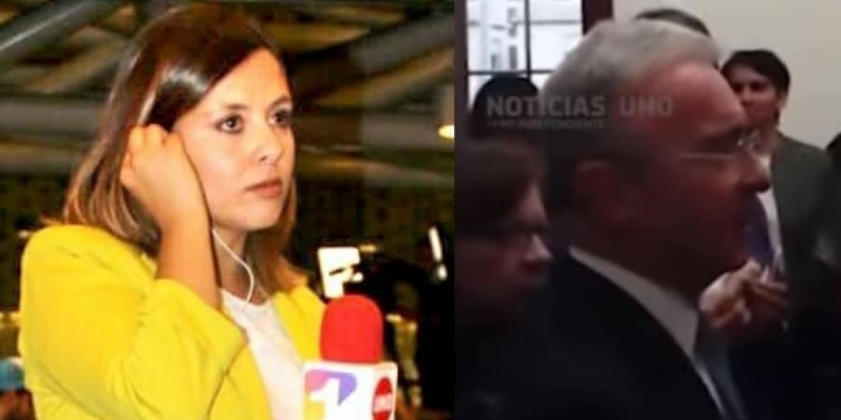 Pulzo Paola Rojas, periodista amenazada por dar a conocer polémico video de una reunión del Centro Democrático.