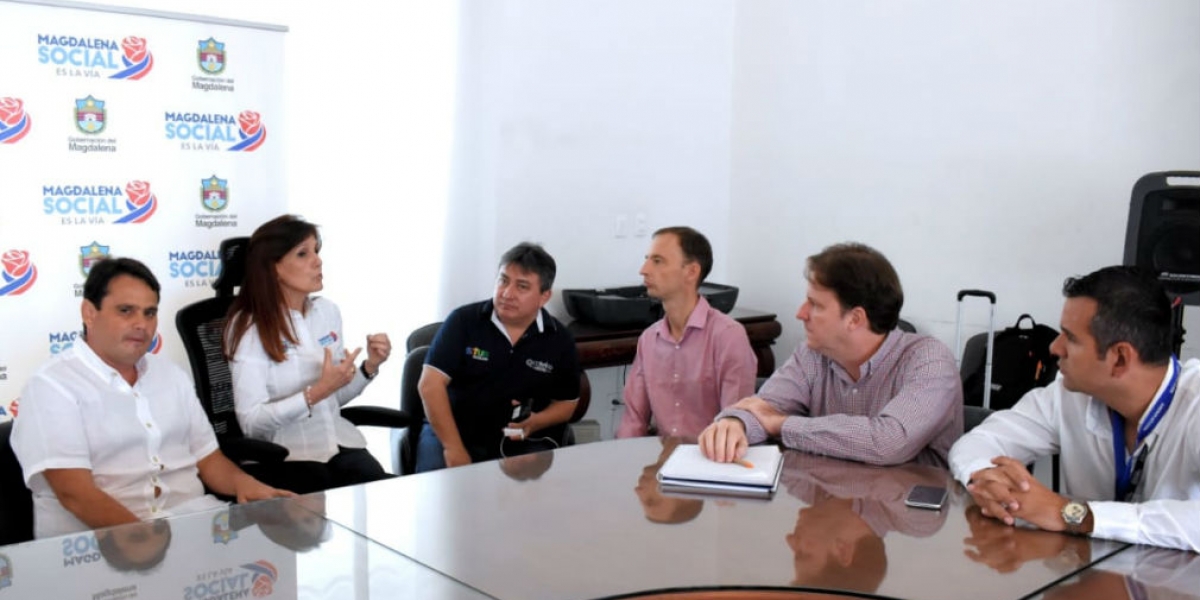 Gobernación del Magdalena Tras una reunión entre Gobernación y Viva Air, se conoció la posible ruta internacional.