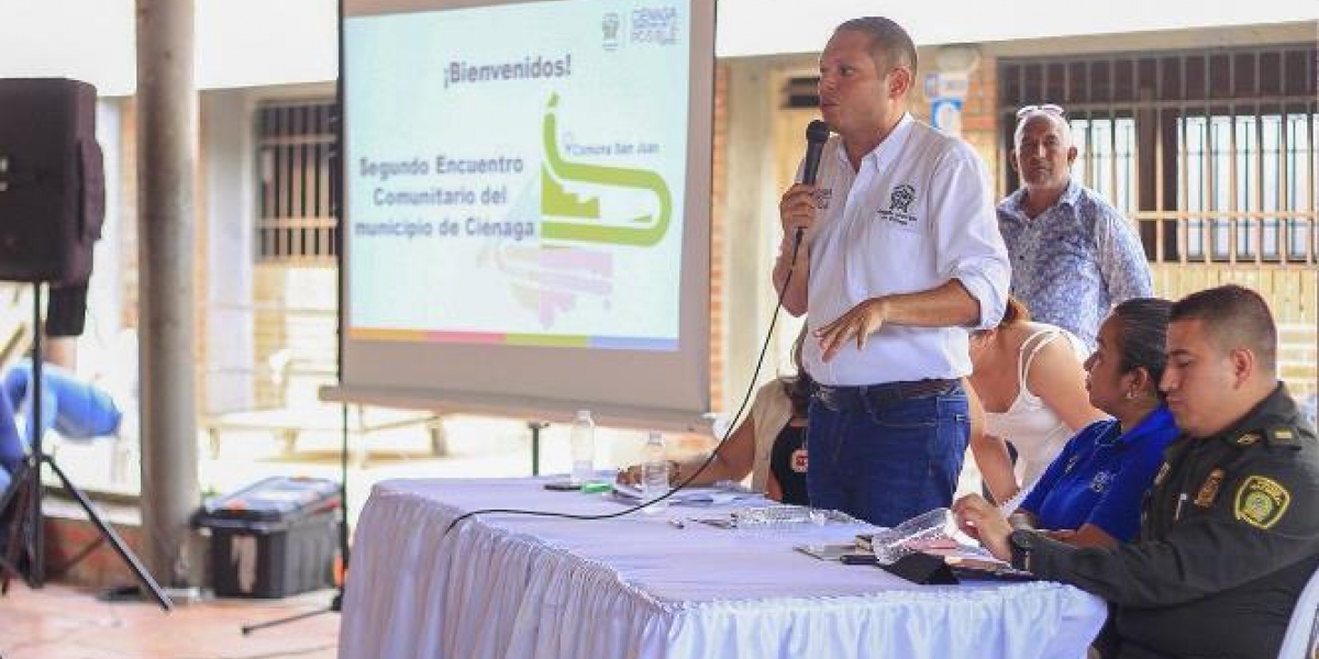 Ofiprensa Alcaldía de Ciénaga Edgardo Pérez Díaz, alcalde de Ciénaga.