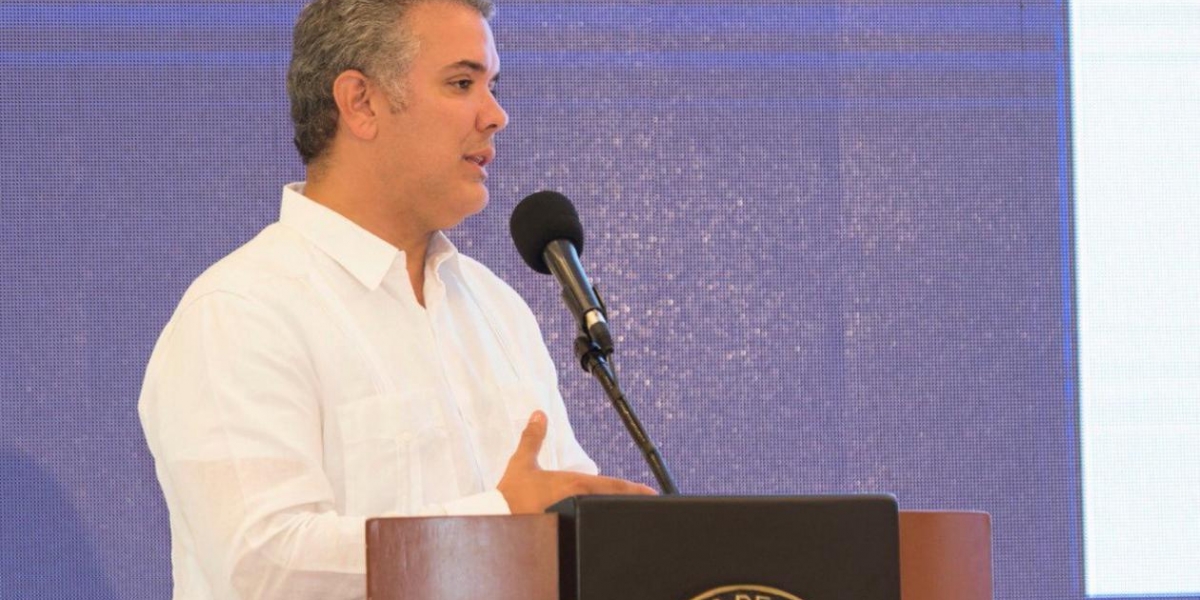 @IvanDuque Iván Duque, presidente de Colombia.