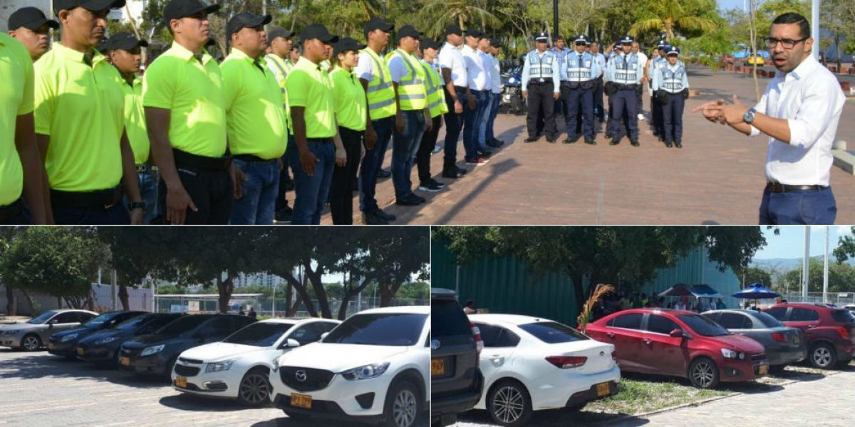 Prensa Alcaldía. Recientemente la Secretaría de Movilidad sancionó a 27 ciudadanos que estacionaron sus vehículos en la zona peatonal del Parque Bolivariano.