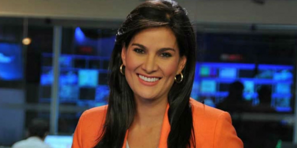 Tomada de Caracol Tv. Vanessa de La Torre.