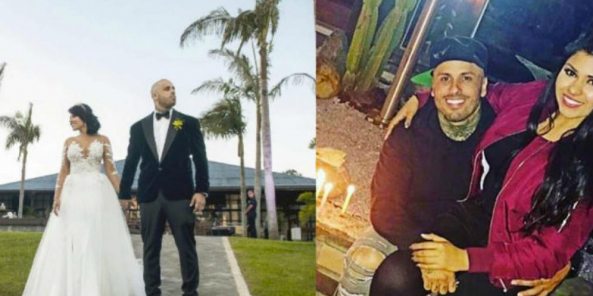 Tomada de internet Nicky Jam y Angélica Cruz.