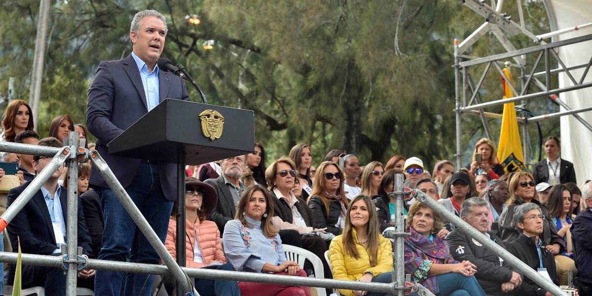 Presidente de Colombia, Iván Duque.