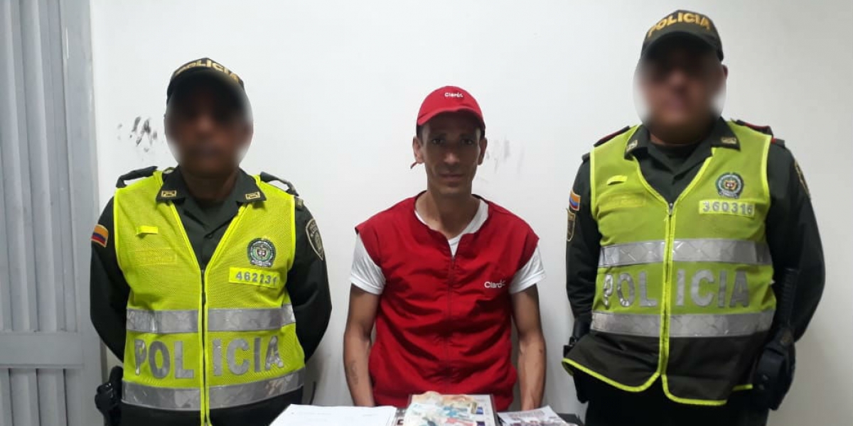 Policía de Santa Marta. Yovan Eliecer Gutiérrez Gómez.