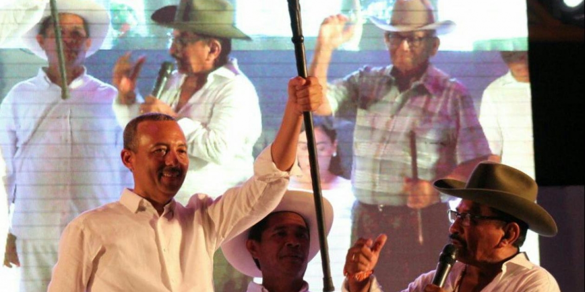 Twitter Wilmer González, gobernador electo de La Guajira.