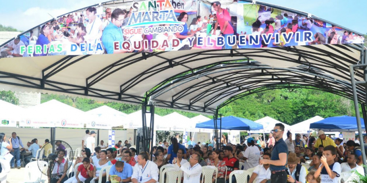 Alcaldía de Santa Marta Ferias de la equidad y el buen vivir.