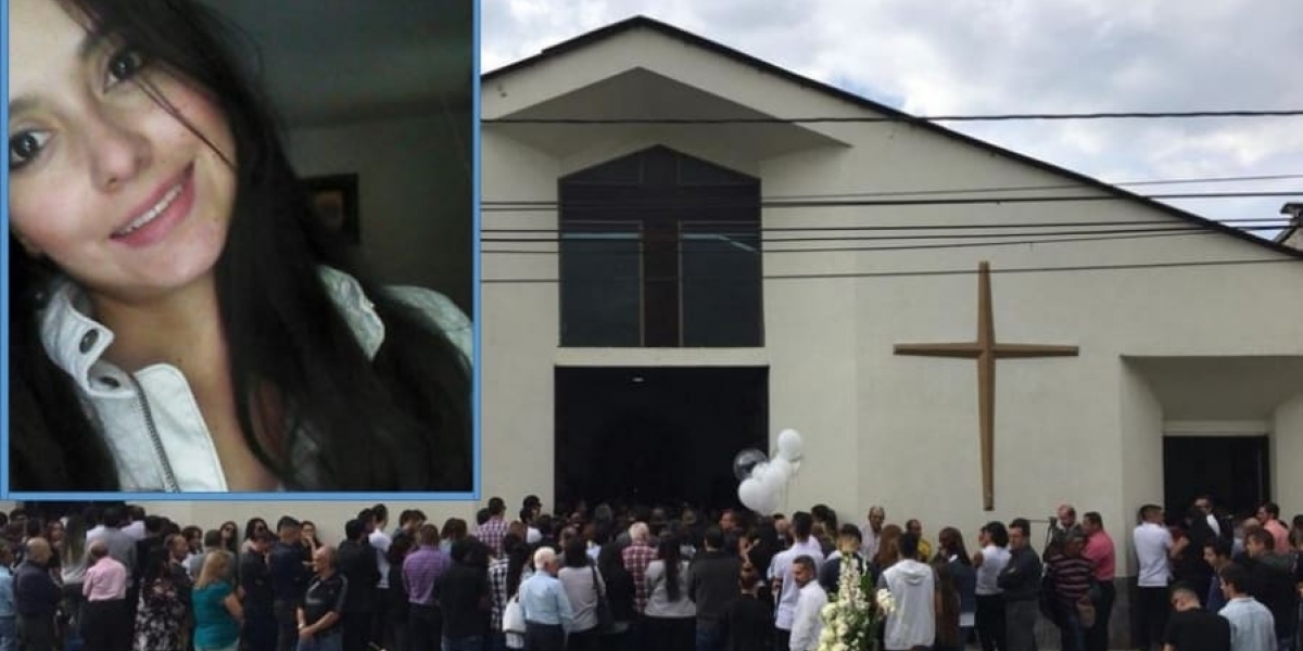 Facebook A la joven le dieron el último adiós en la ciudad de Manizales.