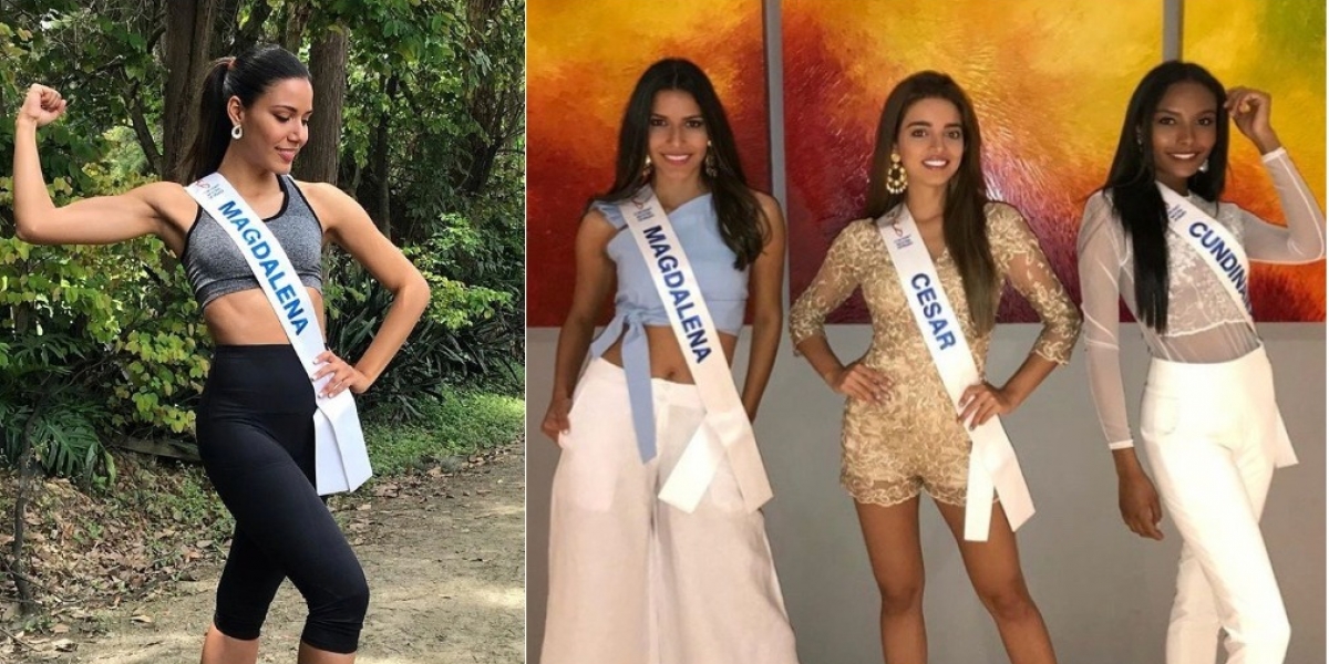 La candidata del departamento del Magdalena al Concurso Rumbo a Miss Universo 2018.