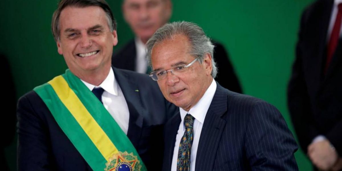 Jair Bolsonaro y Paulo Guedes.