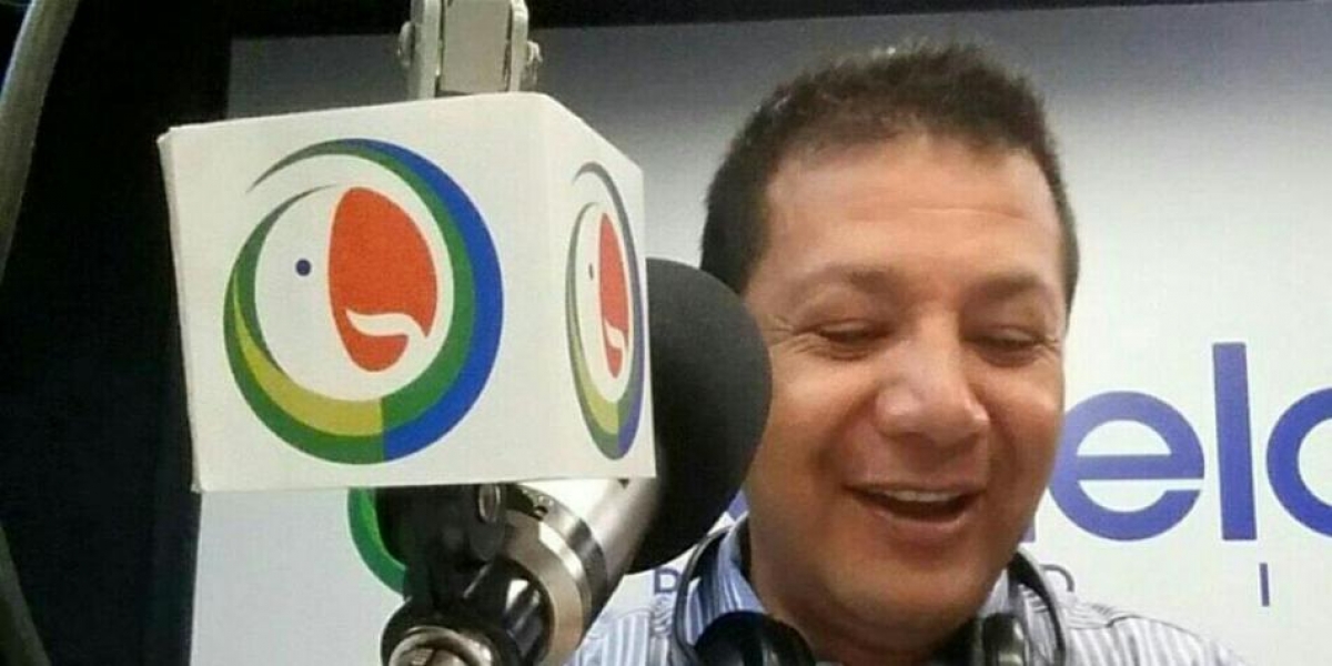 Archivo El locutor bogotano Gabriel Mauricio Gracia Ávila.