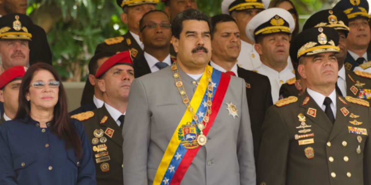 Cortesia Nicolas Maduro en su ultima posesión