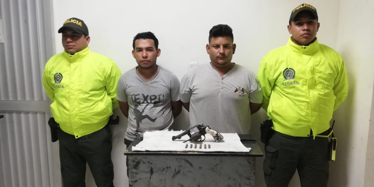 Janer Banquez Mieles y Edwin Ocampo Salinas, capturados