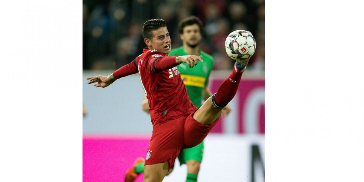 @Bayern Múnich El volante colombiano regresó luego de una lesión.