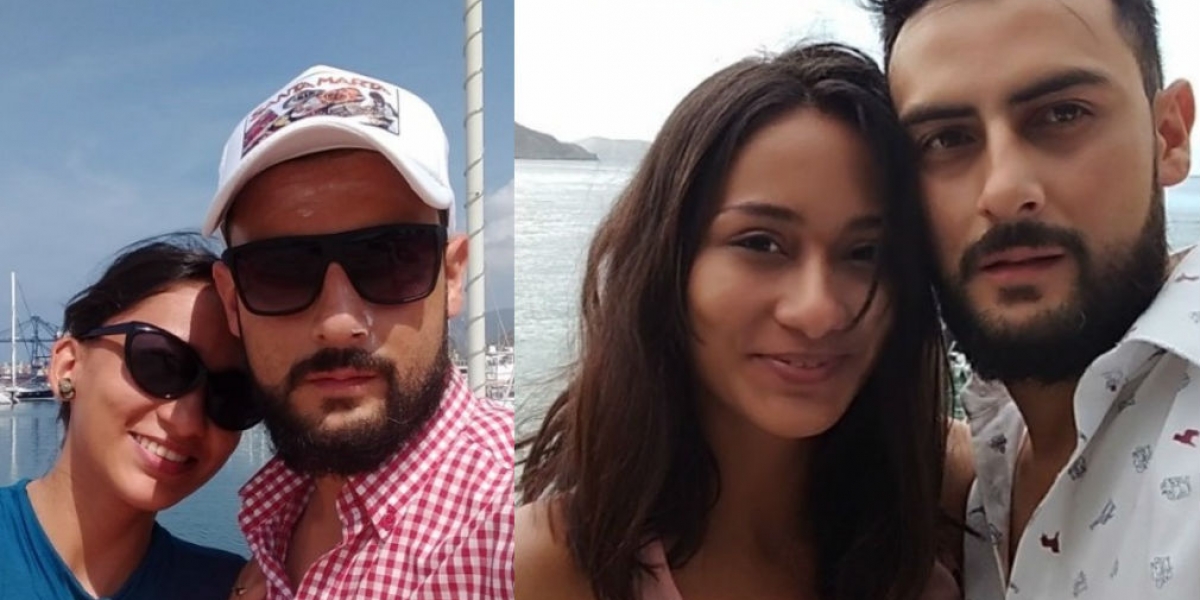 Gustabo Rugeles y su pareja Marcela González