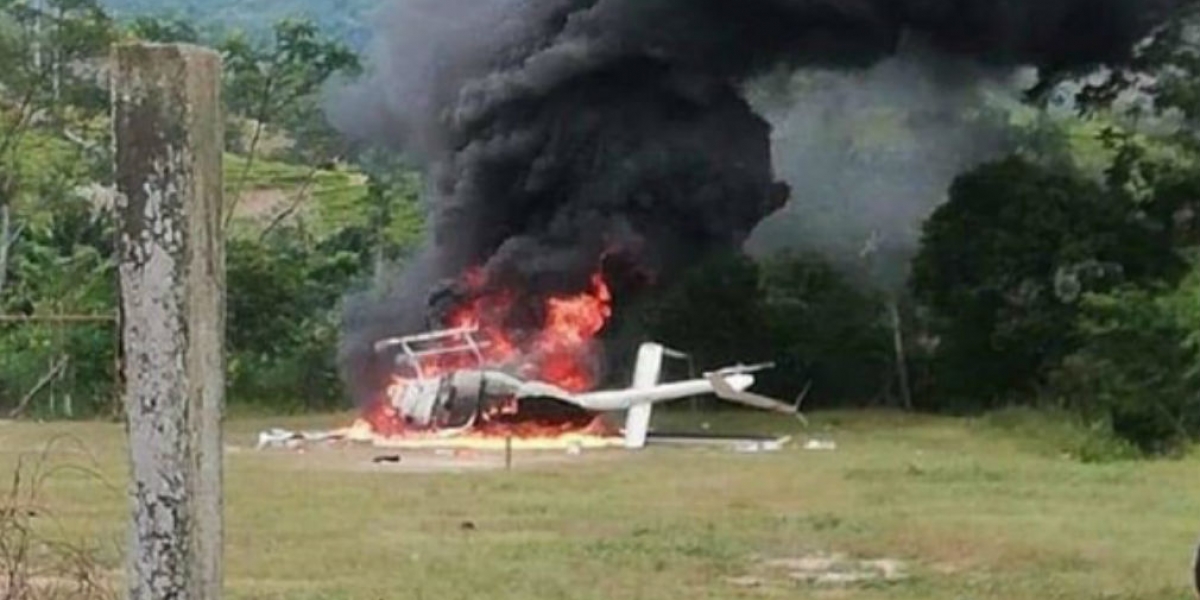 Helicoptero atacado en el Catatumbo