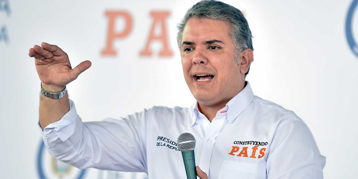 SIG El presidente Iván Duque hizo el llamado desde Fresno, tolima, durante el taller comunitario.
