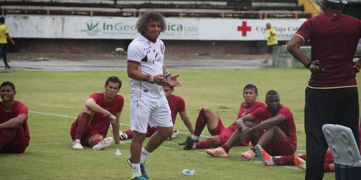 @Deportes Tolima El técnico samario le apuesta a sacar un buen resultado en Barranquilla.
