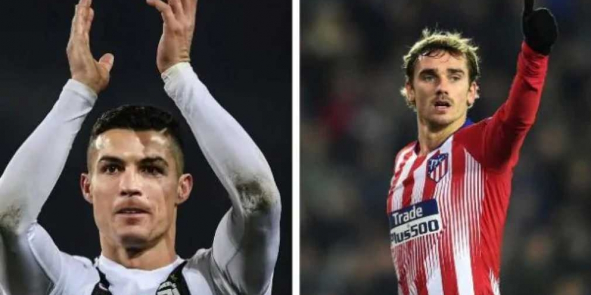 Cortesía Cristiano Ronaldo y Antonie Griezmann