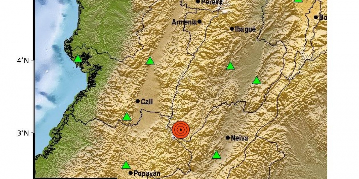 Cortesia Sismo en la región andina