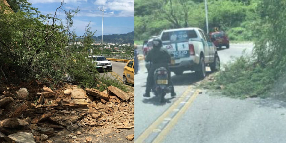 Cortesía Derrumbe en el Ziruma